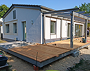 Energetische Sanierung Einfamilienwohnhaus mit Terrassenanbau in Grüneberg